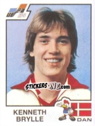 Cromo Kenneth Brylle - UEFA Euro France 1984 n. 79 - Panini
