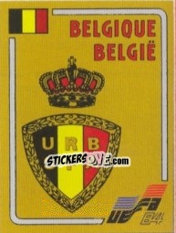Sticker Emblem - UEFA Euro France 1984 n. 86 - Panini
