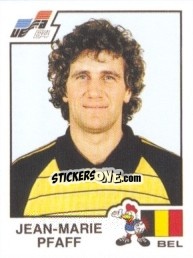 Sticker Jean-Marie Pfaff - UEFA Euro France 1984 n. 88 - Panini