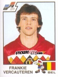 Sticker Frankie Vercauteren - UEFA Euro France 1984 - Panini