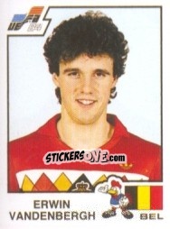 Sticker Erwin Vandenbergh - UEFA Euro France 1984 n. 103 - Panini