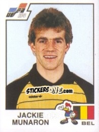 Cromo Jackie Munaron - UEFA Euro France 1984 n. 106 - Panini