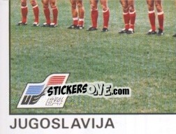Sticker Team - UEFA Euro France 1984 n. 109 - Panini