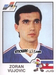 Sticker Zoran Vujovic - UEFA Euro France 1984 - Panini