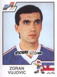 Sticker Zoran Vujovic - UEFA Euro France 1984 n. 120 - Panini