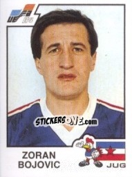 Cromo Zoran Bojovic - UEFA Euro France 1984 - Panini
