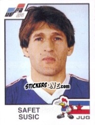 Cromo Safet Susic - UEFA Euro France 1984 - Panini