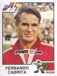 Sticker Fernando Cabrita - UEFA Euro France 1984 n. 162 - Panini