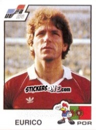 Sticker Eurico - UEFA Euro France 1984 - Panini