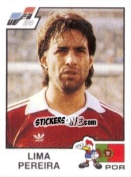 Sticker Lima Pereira - UEFA Euro France 1984 n. 168 - Panini