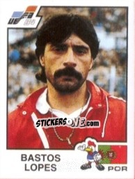 Sticker Bastos Lopes - UEFA Euro France 1984 - Panini
