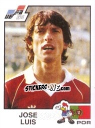 Sticker Jose Luis - UEFA Euro France 1984 - Panini