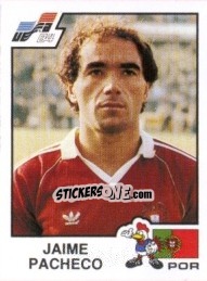 Sticker Jaime Pacheco - UEFA Euro France 1984 - Panini
