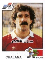 Sticker Chalana - UEFA Euro France 1984 n. 176 - Panini