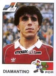 Sticker Diamantino - UEFA Euro France 1984 n. 177 - Panini