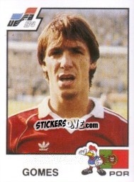 Sticker Gomes - UEFA Euro France 1984 - Panini