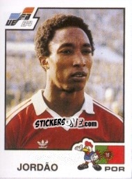 Sticker Jordao - UEFA Euro France 1984 n. 180 - Panini
