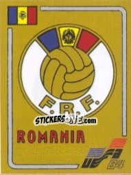 Cromo Emblem - UEFA Euro France 1984 - Panini