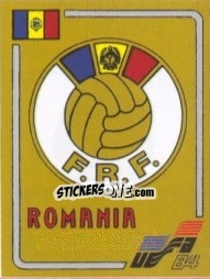 Cromo Emblem - UEFA Euro France 1984 n. 186 - Panini