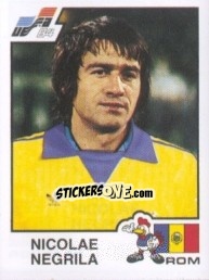 Sticker Nicolae Negrila - UEFA Euro France 1984 - Panini