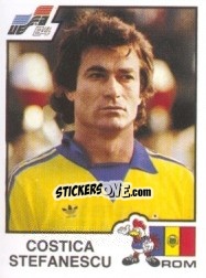Cromo Costica Stefanescu - UEFA Euro France 1984 - Panini