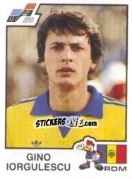 Cromo Gino Iorgulescu - UEFA Euro France 1984 - Panini