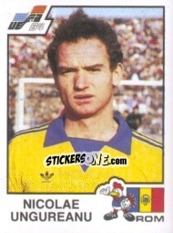 Sticker Nicolae Ungureanu - UEFA Euro France 1984 - Panini