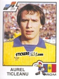 Sticker Aurel Ticleanu - UEFA Euro France 1984 - Panini