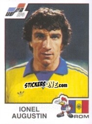 Sticker Ionel Augustin - UEFA Euro France 1984 n. 196 - Panini