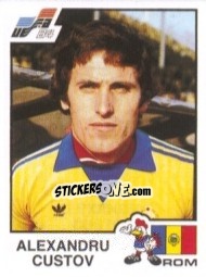 Sticker Alexandru Custov - UEFA Euro France 1984 n. 200 - Panini