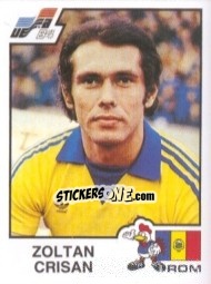 Sticker Zoltan Crisan - UEFA Euro France 1984 n. 202 - Panini