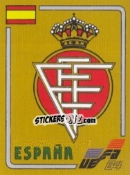 Sticker Emblem - UEFA Euro France 1984 n. 211 - Panini