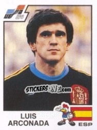 Cromo Luis Arconada - UEFA Euro France 1984 - Panini