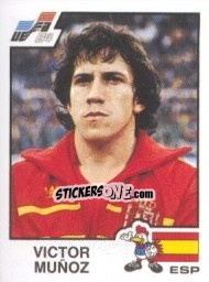 Sticker Victor Munoz - UEFA Euro France 1984 - Panini