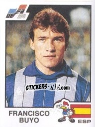 Sticker Francisco Buyo - UEFA Euro France 1984 n. 231 - Panini