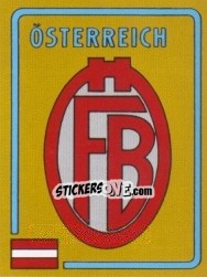 Sticker Emblem - UEFA Euro France 1984 - Panini