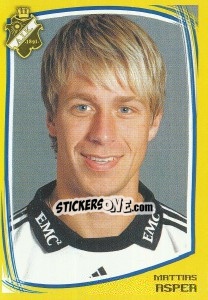 Cromo Mattias Asper - Fotboll. Allsvenskan 2000 - Panini