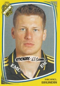 Sticker Michael Brundin - Fotboll. Allsvenskan 2000 - Panini