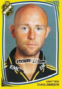 Cromo Mattias Thylander - Fotboll. Allsvenskan 2000 n. 10 - Panini