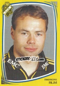 Cromo Andreas Alm - Fotboll. Allsvenskan 2000 - Panini