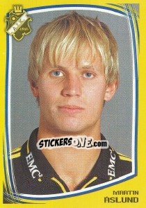 Cromo Martin Åslund - Fotboll. Allsvenskan 2000 n. 15 - Panini