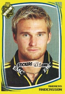 Cromo Andreas Andersson - Fotboll. Allsvenskan 2000 - Panini