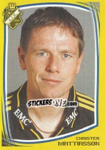 Cromo Christer Mattiasson - Fotboll. Allsvenskan 2000 - Panini