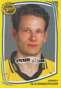 Sticker Joakim Alexandersson - Fotboll. Allsvenskan 2000 - Panini