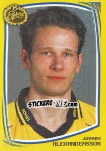 Cromo Joakim Alexandersson - Fotboll. Allsvenskan 2000 n. 23 - Panini