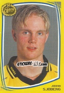 Cromo Johan Sjöberg - Fotboll. Allsvenskan 2000 - Panini