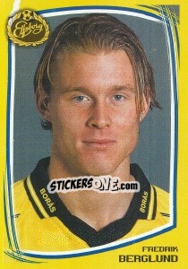 Sticker Fredrik Berglund - Fotboll. Allsvenskan 2000 n. 34 - Panini