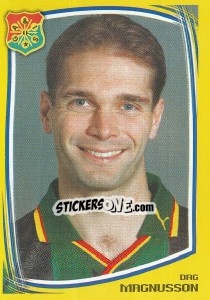 Sticker Dag Magnusson - Fotboll. Allsvenskan 2000 - Panini