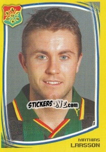 Cromo Mathias Larsson - Fotboll. Allsvenskan 2000 - Panini