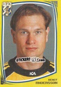 Sticker Bengt Andersson - Fotboll. Allsvenskan 2000 - Panini